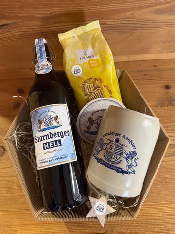 Starnberger 1l Hell Geschenkkorb - nur Abholung